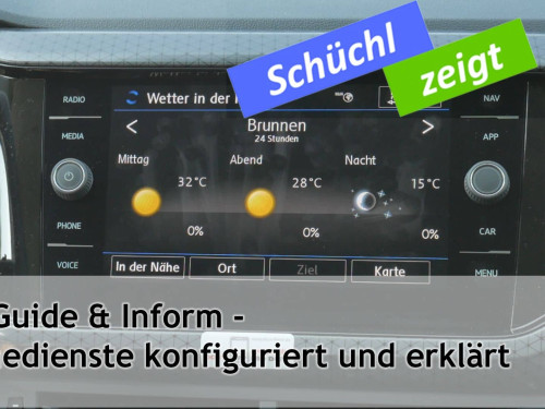 Schüchl zeigt VW Onlinedienste Car-Net & Inform Erklärung