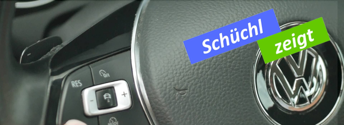 Schüchl zeigt ACC - adaptive cruise control automatische Distanzregelung