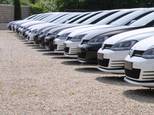 Golf VII in Reihe
