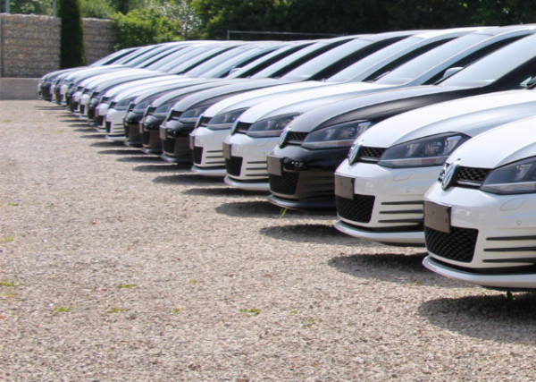 Golf VII in Reihe