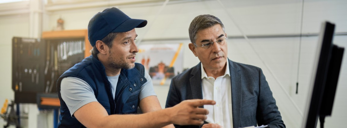 Teiledienstleiter im Autohaus