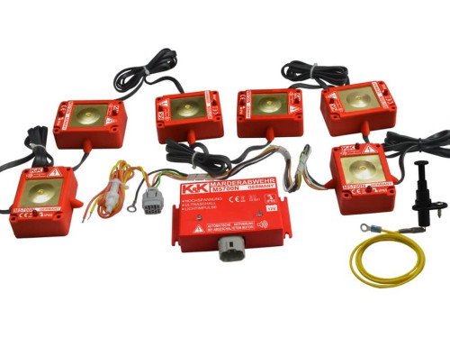 Marder-Abwehr Ultraschall-Hochspannung-LED