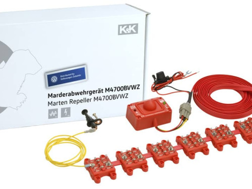 Marder-Abwehr Ultraschall-Hochspannung