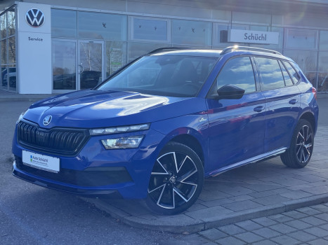 Skoda Kamiq 1.5 TSI DSG Monte Carlo SOUND-SYSTEM+NAVI-COLUMBUS+LED+SMART-LINK+SHZ+PDC+DAB+LANE-ASSIST+BLUETOOTH+KAMERA+GRA+KEYLESS+EL.HECKKLAPPE 026776