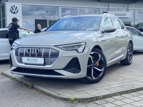Audi e-tron 55 Quattro S-Line AHK+LUFTFEDERUNG+HEAD-UP+360-KAMERA+ACC+NAVI+MATRIX-LED+MATRIX-LED+CCS+SHZ+BLUETOOTH+KEYLESS+LANE-ASSIST+VIRTUAL-COCKPIT 023990