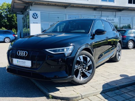 Audi e-tron 55 advanced quattro S-LINE OPTIK-BLACK ASSISTENZ-TOUR+LEDER/ALCANT.+AHK+PANORAMA+360-KAMERA+ACC+NAVI+VIRTUAL-COCKPIT+LED+CCS+DAB+SHZ+BLUETOOTH+LANE-ASSIST 024345