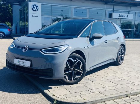 Volkswagen ID.3 PRO-S 82 kWh WÄRMEPUMPE+APP-CONNECT+5-SITZER+360-KAMERA+NAVI+LED+MATRIX-LED+CCS+DAB+SHZ+ACC+BLUETOOTH+ASSISTENZPAKET-PLUS+DESIGNPAKET+KOMFORTPAKET+INFOTAINMENT-PAKET+KEYLESS+LANE-ASSIST 036241