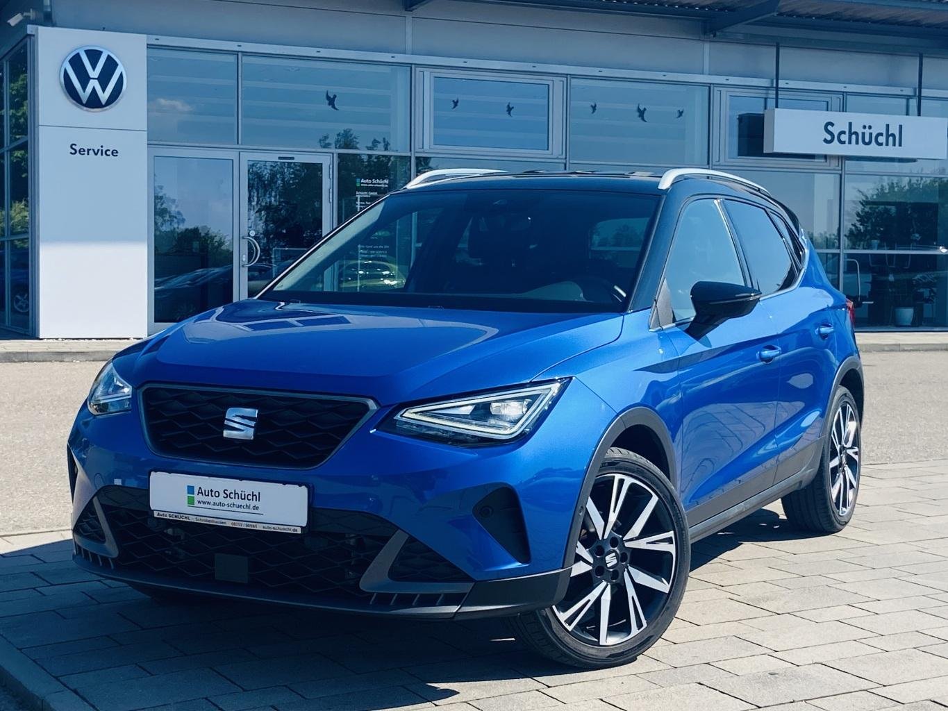 Seat Arona 1.0 TSI DSG FR PAKET-XL+AHK+ACC+LANE-ASSIST+VIRTUAL-COCKPIT+NAVI-PRO+KAMERA+LED+FULL-LINK+PARKASSIST+DAB+SHZ+ACC+KEYLESS+KEYLESS