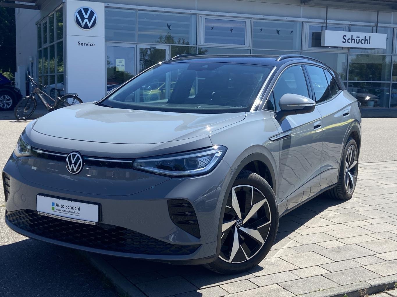 Volkswagen ID.4 GTX 4-MOTION WÄRMEPUMPE+AHK+HEAD-UP+APP-CONNECT+360-KAMERA+NAVI+LED+MATRIX-LED+CCS+DAB+SHZ+PDC+ASSISTENZPAKET-PLUS+TOP-SPORT-PLUS+INFORTAINMENT-PAKET-PLUS+EL.-HECKKLAPPE+EASY-OPEN+ACC+BLUETOOTH+KEYLESS+LANE-ASSIST