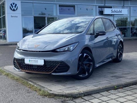 Cupra Born e-BOOST 82 kWh DYNAMIKPAKET+AUGMENTED+SCHALE+WÄRMEPUMPE+SUPERSPORTLENKRAD+HEAD-UP+360-KAMERA+PARKASSIST+NAVI+LED+CCS+FULL-LINK+DAB+SHZ+ACC+KEYLESS+BLUETOOTH+LANE-ASSIST 035150