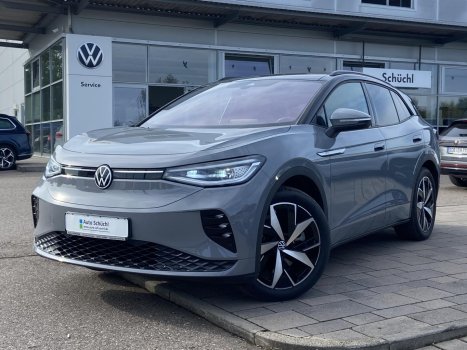 Volkswagen ID.4 GTX 4-MOTION 82 kWh+WÄRMEPUMPE+AHK+EL.-HECKKLAPPE+SPORTPAKET+KOMFORTPAKET+PANORAMA+HEAD-UP+APP-CONNECT+ASSISTENZPAKET+INFOTAINMENTPAKET+360-KAMERA+NAVI+LED+MATRIX-LED+CCS+DAB+SHZ+PDC+ACC+BLUETOOTH+KEYLESS+LANE-ASSIST 025982