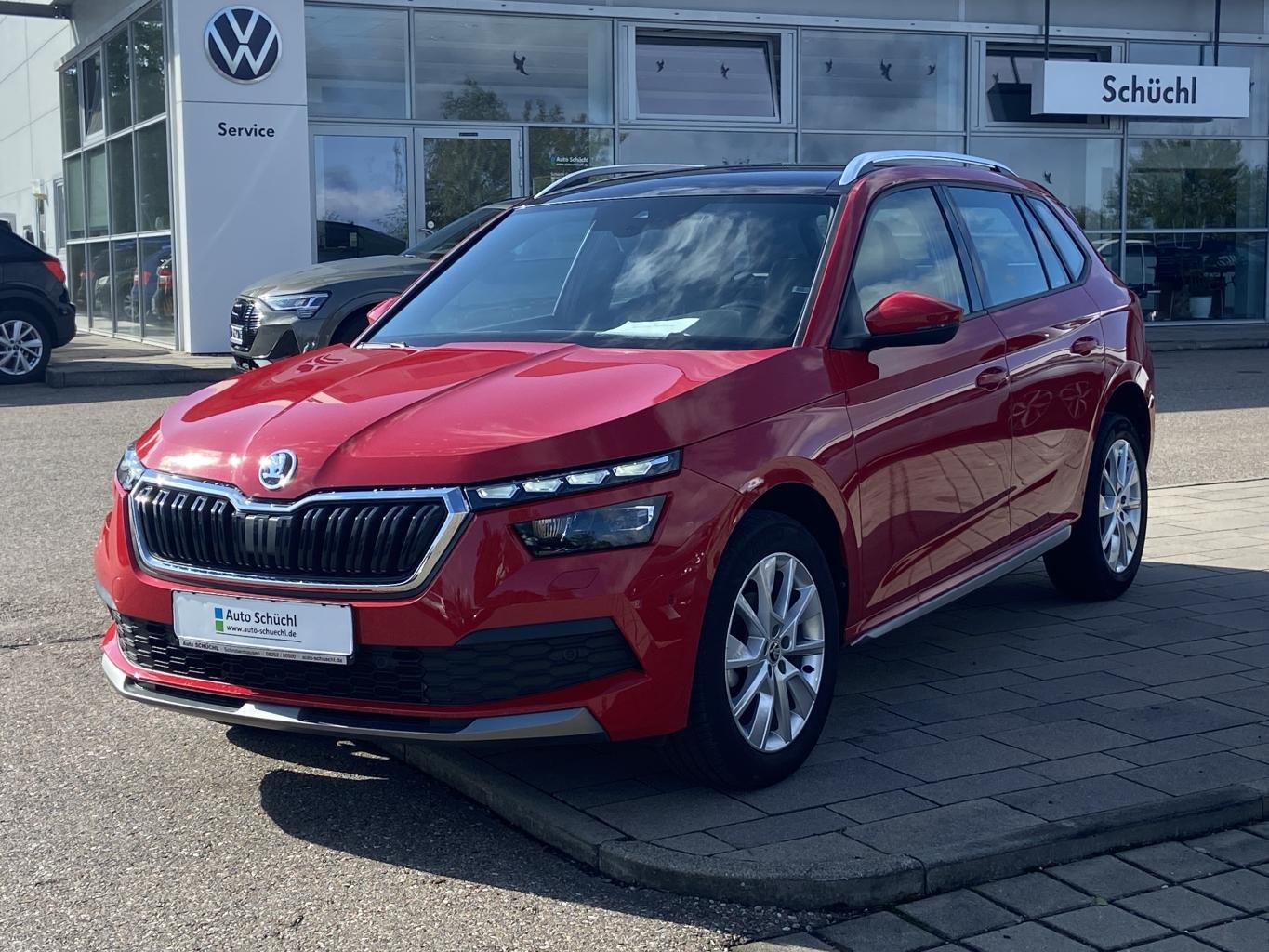 Skoda Kamiq 1.5 TSI DSG STYLE AHK+PANORAMA+TEIL-LEDER+CANTON+SMART-LINK+NAVI-COLUMBUS+VIRTUAL-COCKPIT+KAMERA+LED+PARKASSIST+DAB+LANE-ASSIST+SHZ+GRA+BLUETOOTH