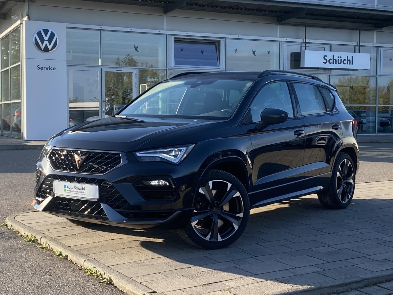 Cupra Ateca 2.0 TSI DSG 4-DRIVE AHK+SUPER-SPORTLENKRAD+360-KAMERA+EL-HECKKLAPPE+VIRTUAL-COCKPIT+NAVI-PRO+LED+FULL-LINK+ACC+PARKASSIST+DAB+SHZ+KEYLESS+LANE-ASSIST