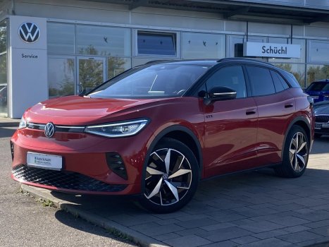 Volkswagen ID.4 GTX 4-MOTION EL. HECKKLAPPE+WÄRMEPUMPE+AHK+ARGUMENTED-REALITY HEAD-UP+APP-CONNECT+360-KAMERA+NAVI+LED+MATRIX-LED+CCS+ACC+DAB+SHZ+PDC+BLUETOOTH+KEYLESS+LANE-ASSIST+KOMFORTPAKET-PLUS+SPORTPAKET-PLUS+ASSISTENZPAKET-PLUS 038689